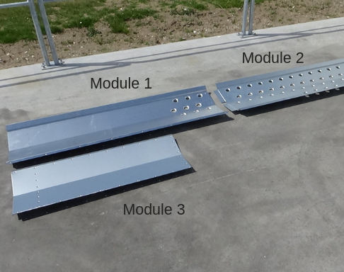 Steel plates in sections